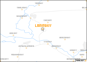 map of Larinskiy