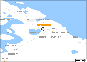 map of Larionovo