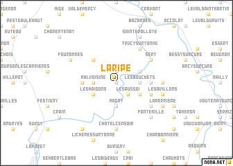 map of La Ripe