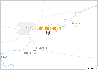 map of Larishcheva