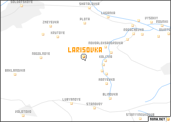 map of Larisovka