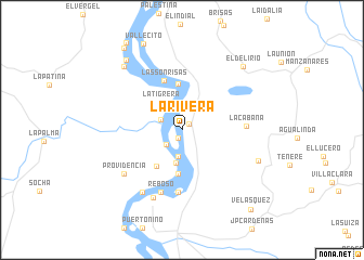 map of La Rivera