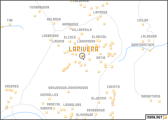 map of La Rivera