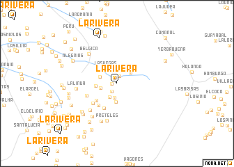 map of La Rivera