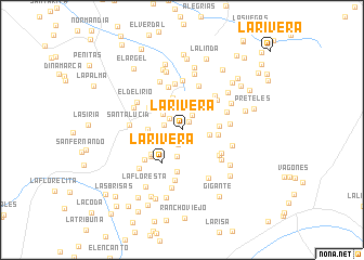 map of La Rivera