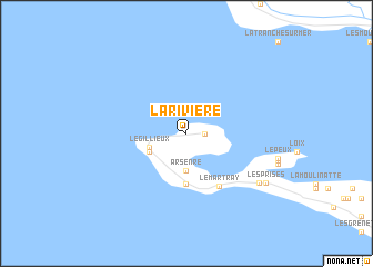 map of La Rivière