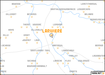 map of La Rivière