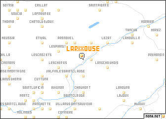 map of La Rixouse