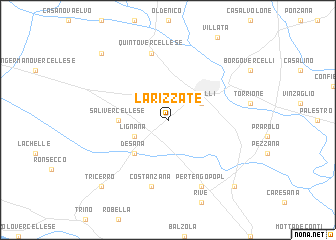 map of Larizzate