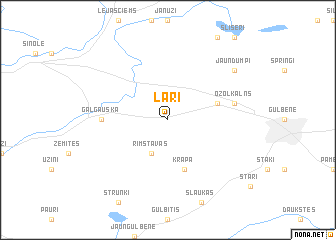 map of Lāri