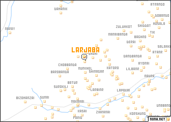 map of Lar Jaba