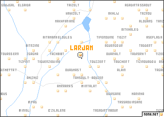 map of Larjam