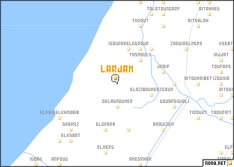 map of Larjam