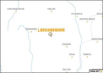 map of Larkhapampa