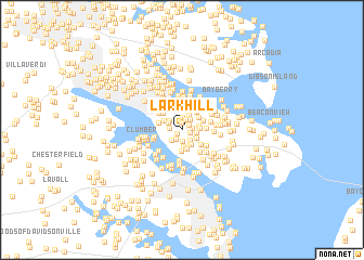 map of Lark Hill