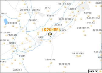 map of Larkhobi