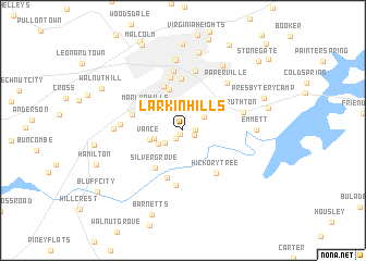 map of Larkin Hills