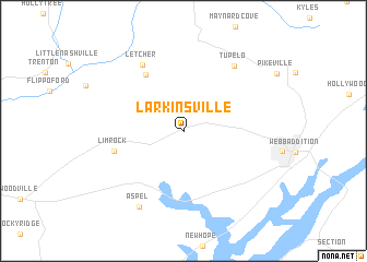 map of Larkinsville