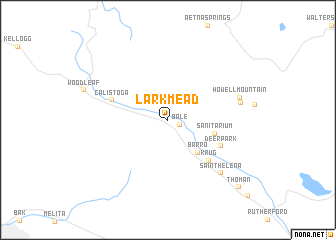 map of Larkmead