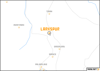 map of Larkspur