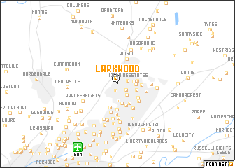 map of Larkwood