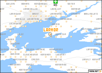 map of Larmor