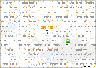 map of Larmoulin