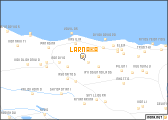 map of Larnaka