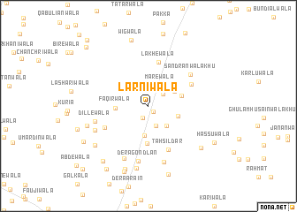 map of Larniwāla