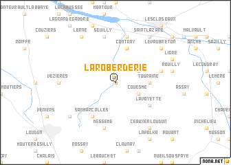 map of La Roberderie