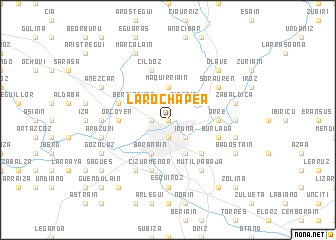 map of La Rochapea
