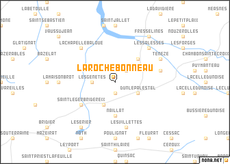 map of La Roche-Bonneau