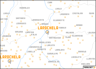 map of La Rochela