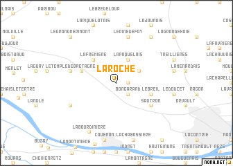 map of La Roche