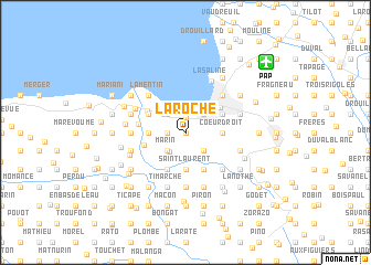 map of La Roche