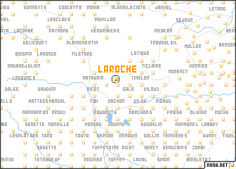 map of Laroche