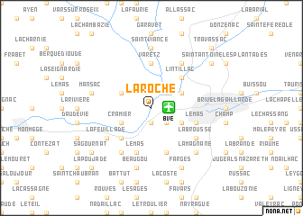 map of La Roche