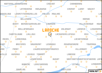 map of La Roche