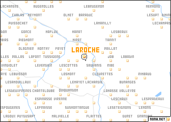 map of La Roche