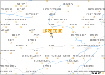 map of La Rocque