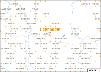 map of La Rodarie