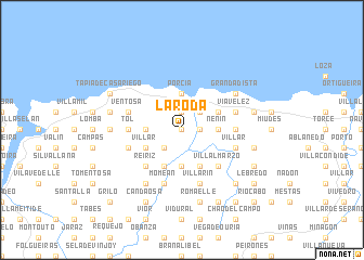 map of La Roda