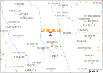 map of La Rodilla
