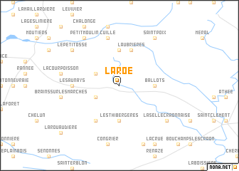 map of La Roë