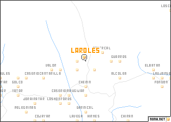 map of Laroles