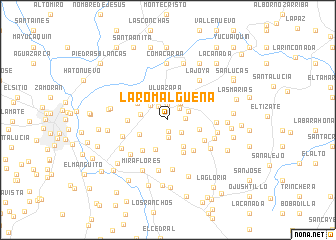 map of La Romalguena