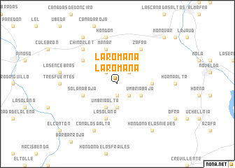 map of La Romana