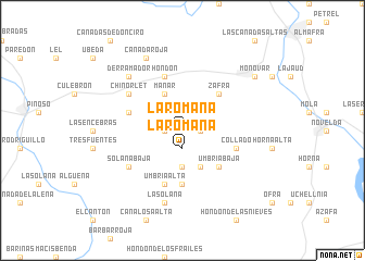 map of La Romana