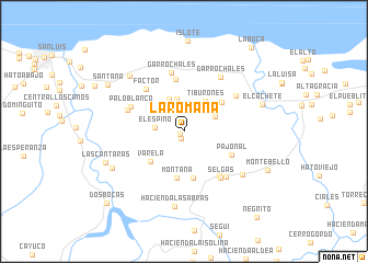 map of La Romana