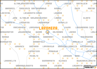 map of La Romera